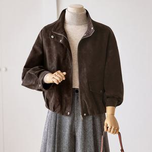 [커스텀에이블] 소프트 스웨이드 하이넥 포켓 점퍼_T2510JP606C