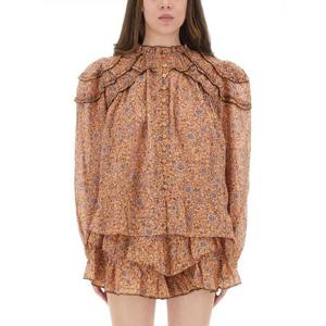 이자벨마랑에뚜왈 블라우스 셔츠 HT0681FA C3J06E11RU ORANGE