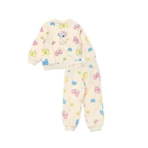 [프렌치캣(백)]아이보리리본나염 상하복셋트(Q45DKT101KP081)