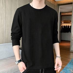 [텐제로]순면 코마사 무지 긴팔티 면티셔츠 남녀 이너티 KOFM1TL