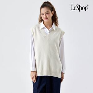 [르샵]V넥 루즈핏 니트 베스트 BP9VT020A