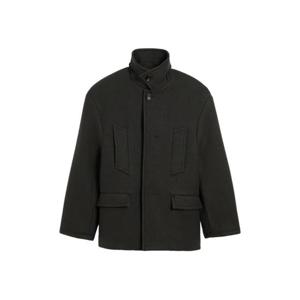 25 FW 아미 파리스 울 오버사이즈 하이 칼라 피코트 H25HCO456WV0078 TP443483662