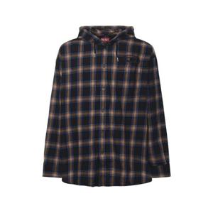 25 FW 디젤 체크 패턴 후드 재킷 A194460AJF19XXA TP443472072