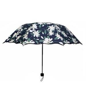 우산 플로라 4단 UV타입 자외선 차단 우산