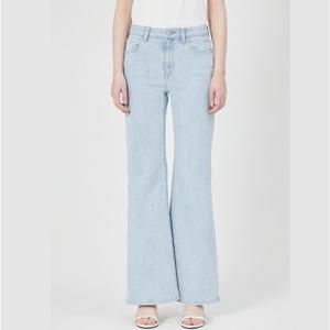 [게스(진)]여성 크리스탈 장식 L톤 플레어 붓컷 YP7D7027