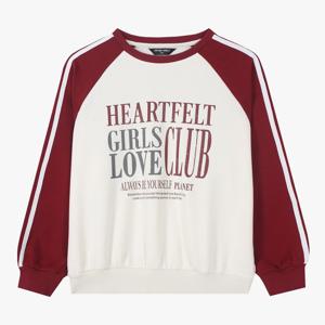 [더데이걸]레글런 테이프 스웨트셔츠 TGMA25T04