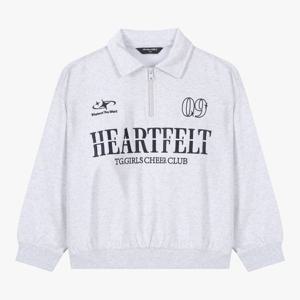 [더데이걸]카라 반집업 스웨트셔츠 TGMA25T05