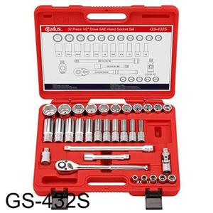 방수소켓 핸드소켓세트(인치) GS-432S 32P