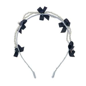 [프렌치캣(정상)]BK 진주 헤어밴드(Q54DG5141)