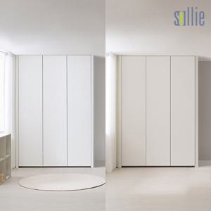 [솔리에] 플랫 무몰딩 작은방 붙박이장 1350~1500mm