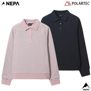 네파[택가 139.000원](7L85243) 여성 겨울 그라티아 폴라텍 스웨터 폴로 카라티셔츠