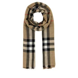 BURBERRY Embroidered wool blend scarf 8116748 C3264