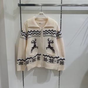 [소이]노르딕 니트점퍼 25W5084_KG