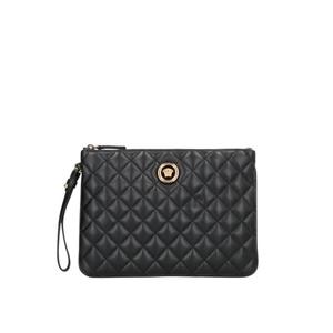 베르사체 퀼팅 로고 레더 클러치 10155791A03912