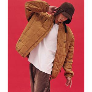 [리복]스퀘어 퀼팅 패딩 자켓 - 브론즈 REJU5FP35BZ