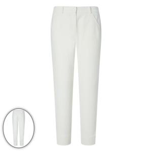 [헤지스골프] 여성 울라이크 겉기모 조거 팬츠 아이보리 (HWPA5D715IV)