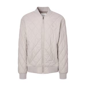 헤지스 골프 남성 24FW 스테디셀러 로고 퀼팅 패딩 점퍼 (LIGHT BEIGE) WPJU4D712I4