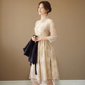 [시크라인] 사랑옵다 철릭 원피스