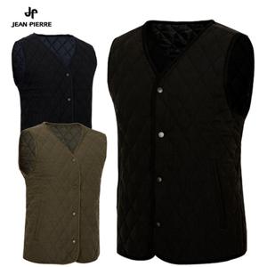 [제로골프][JEAN PIERRE] 쟌피엘 남성 퀄팅 누빔 경량조끼 Model