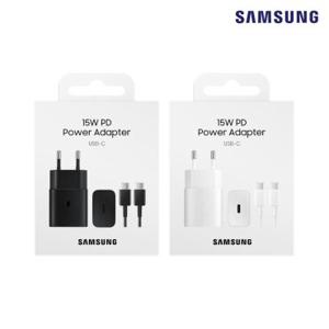 삼성전자 정품 15W PD 고속충전기 USB CTOC 1m케이블 포함 C타입 충전기 갤럭시S25 S24 S23 아이폰 호환 EP-T1510X N