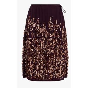 드리스반노튼 시퀸 장식 미디 스커트 1978019