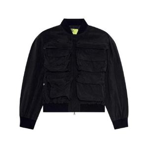 25 FW 디젤 J새틴 쇼트 봄버 재킷 A105020HJAE TP438448133