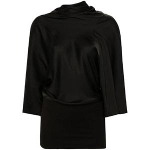 25 FW 릭오웬스 실린더 새틴 블라우스 RP02D3231SCH TP432469469