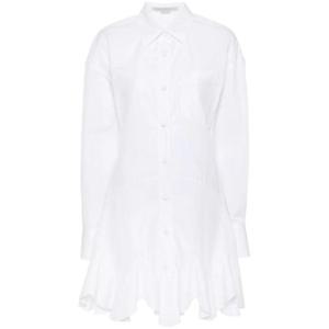 25 FW 스텔라 매카트니 로고 자수 포플린 미니 드레스 6A0366SMA90 TP432278250