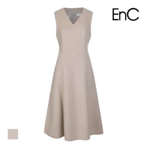[ENC] 양모 캐시미어 플레어 민소매 롱원피스_ENOW34T55AOT