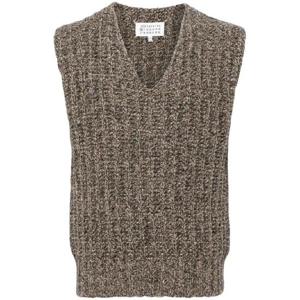 25 FW 메종마르지엘라 V넥 청키 니트 베스트 S50FB0101S18405 TP432313015