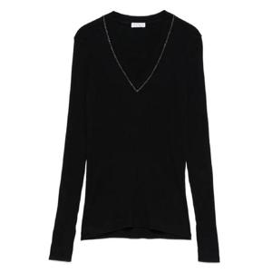 25 FW Brunello Cucinelli 장식 V넥 스웨터 MD998VB702C1042 TP441263919