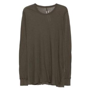 25 FW 릭오웬스 언피니시드 에지 긴소매 티셔츠 RU02E1252UC TP441457391