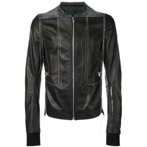 25 FW 릭오웬스 콘트라스트 스티치 가죽 재킷 RU19S2784LCWHU TP442249774