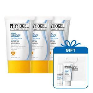 [빠른배송] 피지오겔 DMT UV 선크림 30mlx3+토너15ml+클렌징젤30ml+쇼핑백