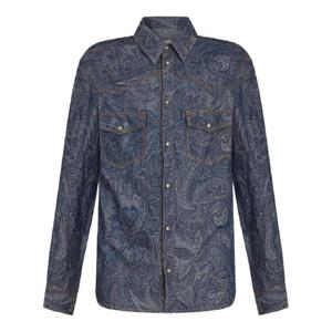 25 FW 에트로 페이즐리 프린트 데님 셔츠  MRNE000199TTE15 TP432072615