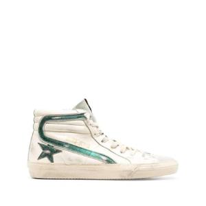 25 FW 골든구스 슬라이드 디스트레스드 하이탑 스니커즈 GMF00115F004002 TP435318544