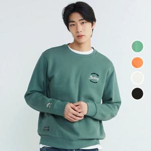 [백화점][버커루]남녀공용 기모 크루넥 맨투맨 티셔츠 B234Z1020P