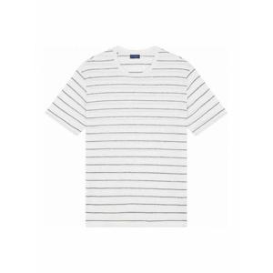 [PAUL  SHARK] 라프리마 남성 셔츠 T 인 Lino 저지 A Righe 25411024256 화이트 /8