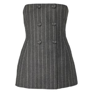 25 FW 캐롤리나헤레라 핀스트라이프 패턴 더블 브레스티드 탑 F2511N200PFN TP442190786