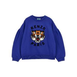 KENZO KIDS Logo embroidery sweatshirt K60979BLU