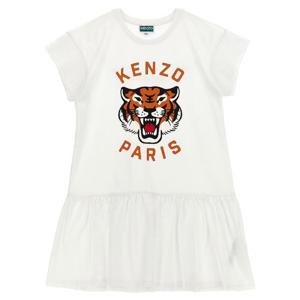 KENZO KIDS Logo dress K61025BIANCO