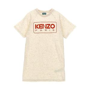 KENZO KIDS 로고 프린트 드레스 K60219WICKER