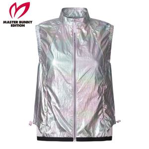 [마스터바니] 여성 메쉬 믹스 집업 베스트