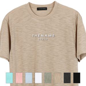 더네임스튜디오 프리미엄 라운드 슬라브 M~4XL 티셔츠 빅사이즈