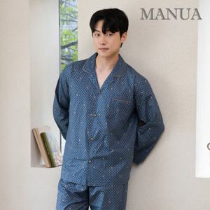 마누아 60수 고밀도 파자마세트 퍼피 남자잠옷 1928