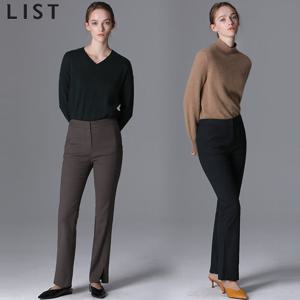 [리스트] 케이트 솔리드 사이드 슬릿 팬츠