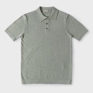 빠니깔레 코튼 리넨 블렌드 폴로 셔츠 F-ANIT031