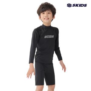 스키즈 남아 5003RBK_01P 주니어래쉬가드 상하의세트