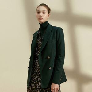 [더핸드메이드]울 블렌디드 더블 브레스트 자켓 _V