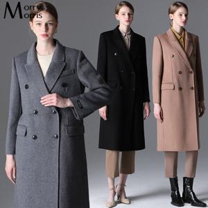 [모리모리스][모리모리스] 모던시크 핸드메이드 더블버튼 울코트